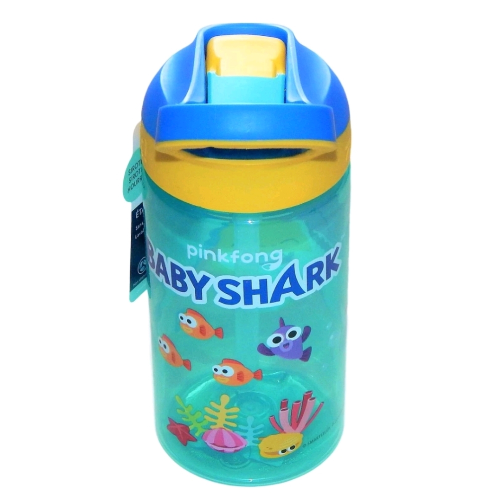 New Zak Pinkfong Baby Shark Kids Water Bottle